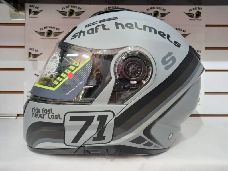 CASCO INTEGRAL SHAFT DOBLE VISOR
