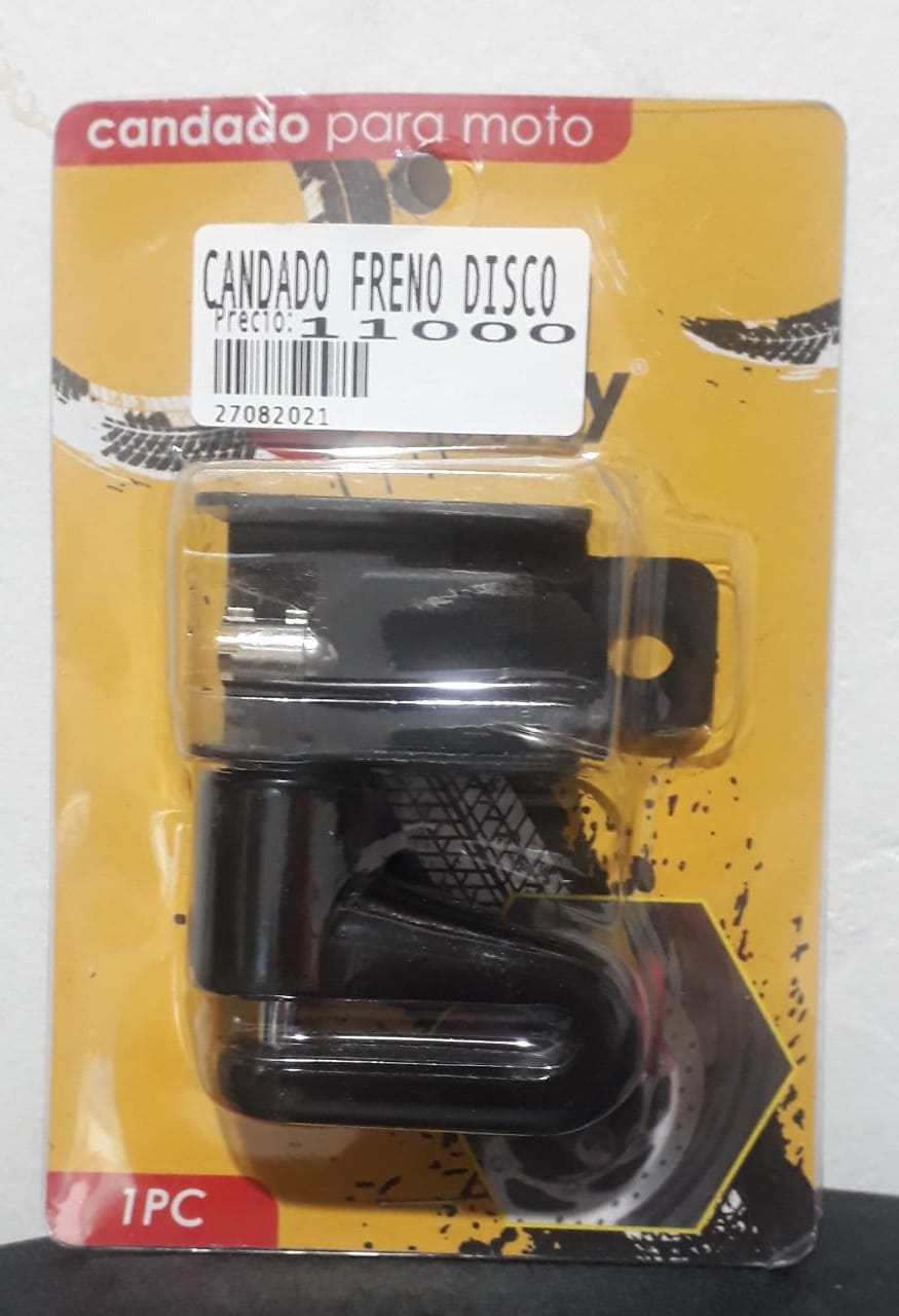 CANDADO FRENO DISCO PEQUEÑO - Cascos y Lujos