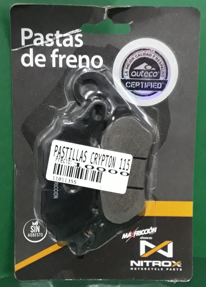 PASTILLA FRENO CRYPTON 115