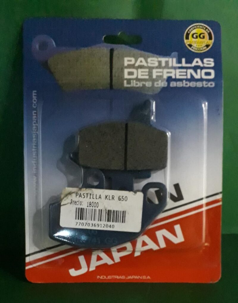 PASTILLA  FRENO DISCO   KLR 650