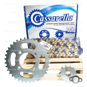 KIT CAJA CADENA XTZ 250 6 HUECOS