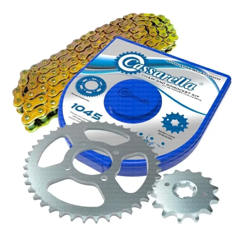 KIT CAJA CADENA CR 4 125 4 HUECOS