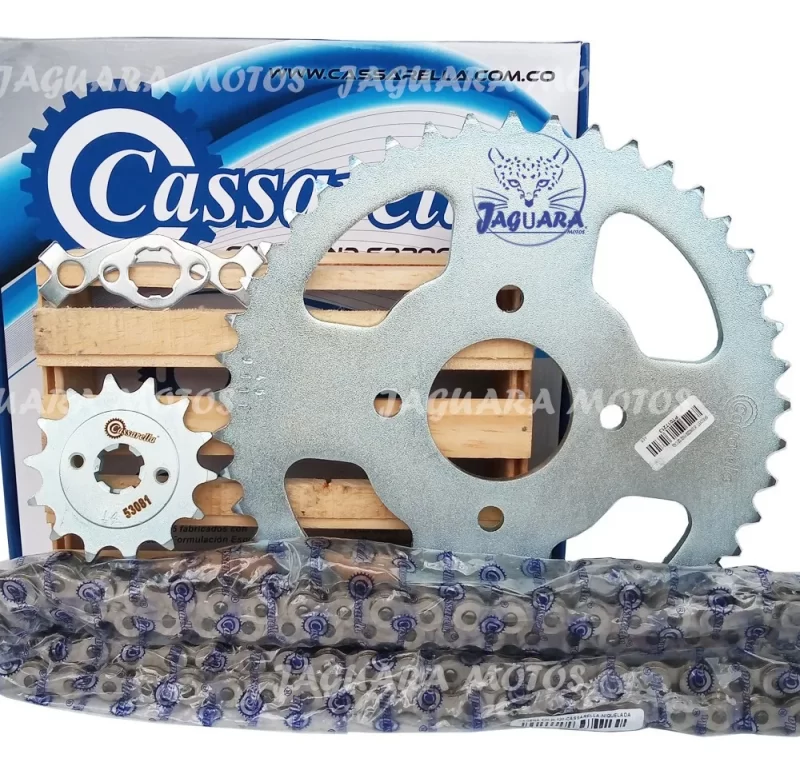 KIT CAJA CADENA DUKE 200 4 HUECOS