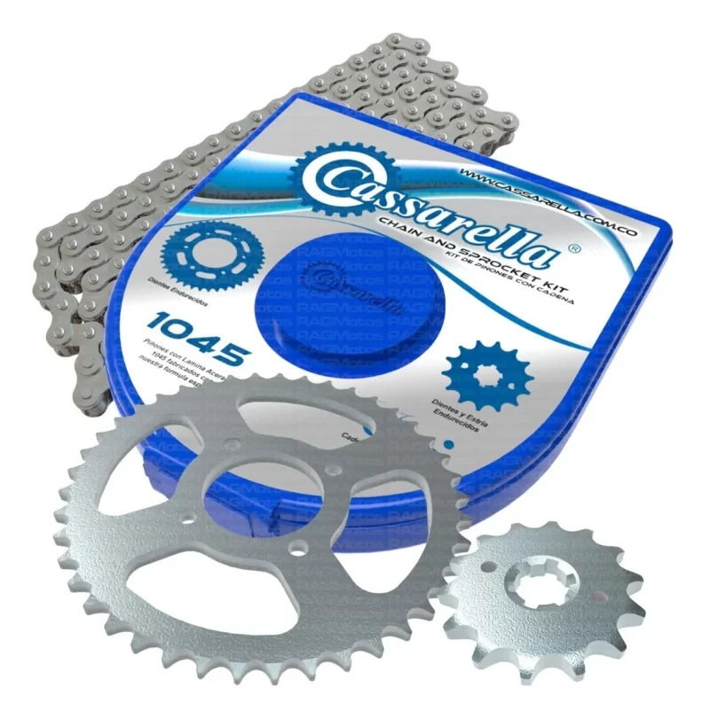 KIT CAJA CADENA ACTIVE 110 4 HUECOS CASSARELLA